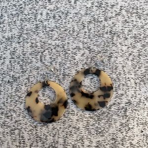 Tortoise shell earrings
